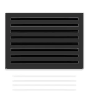 Luxe-Vents.com 24x12 Black