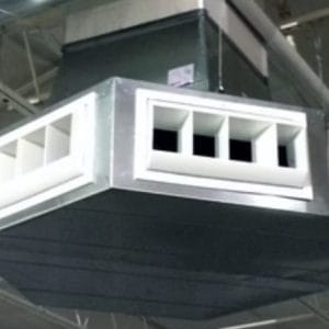 Drum Louver Drop Box Inline Fan